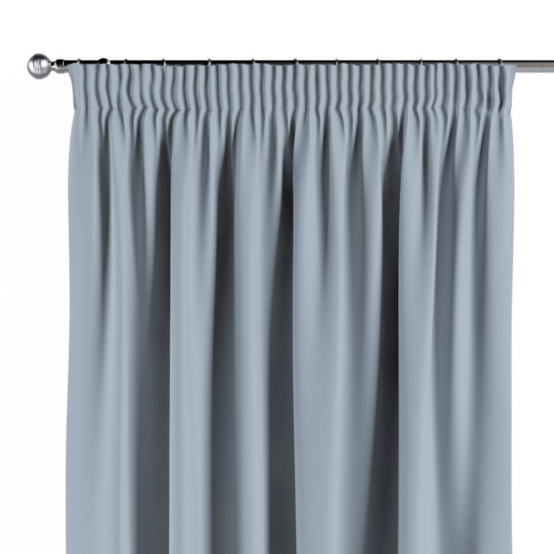 Zasłona na taśmie marszczącej 1 szt. 130 x 245 cm Dekoria gołębi szary 1 szt.