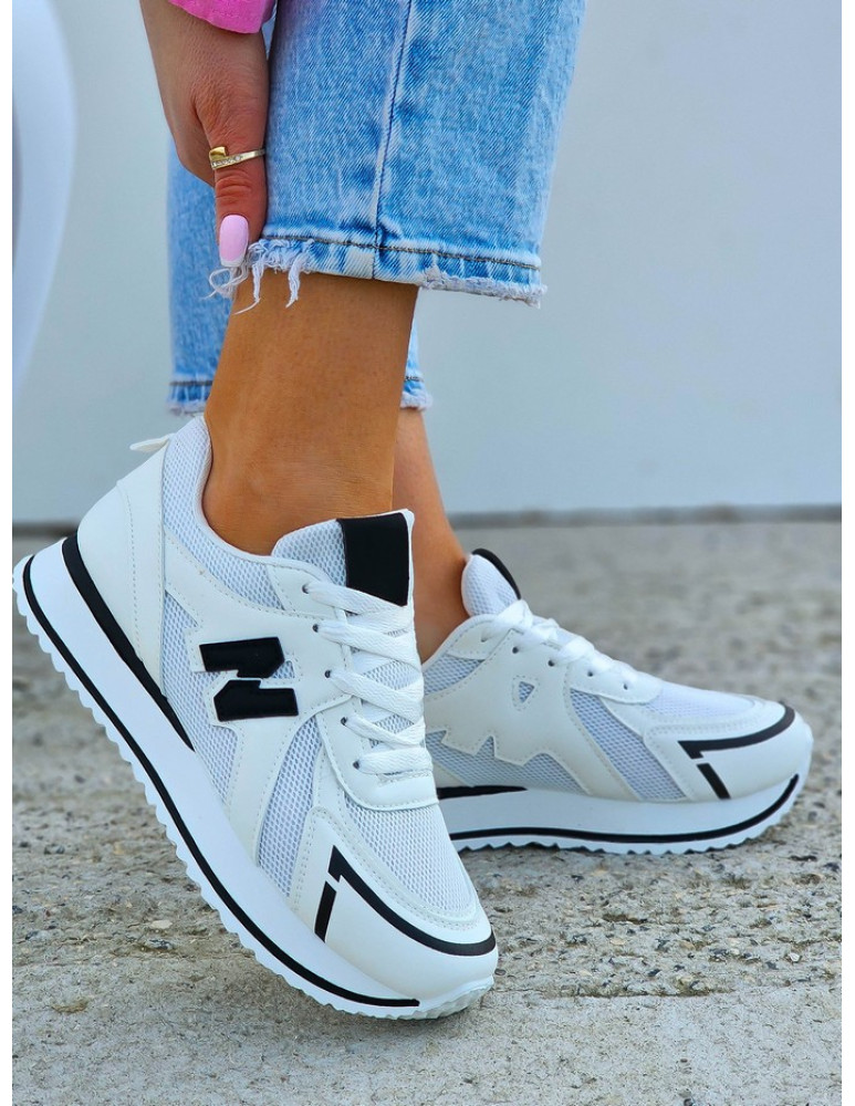 Białe Buty Sportowe Damskie New Blanced City