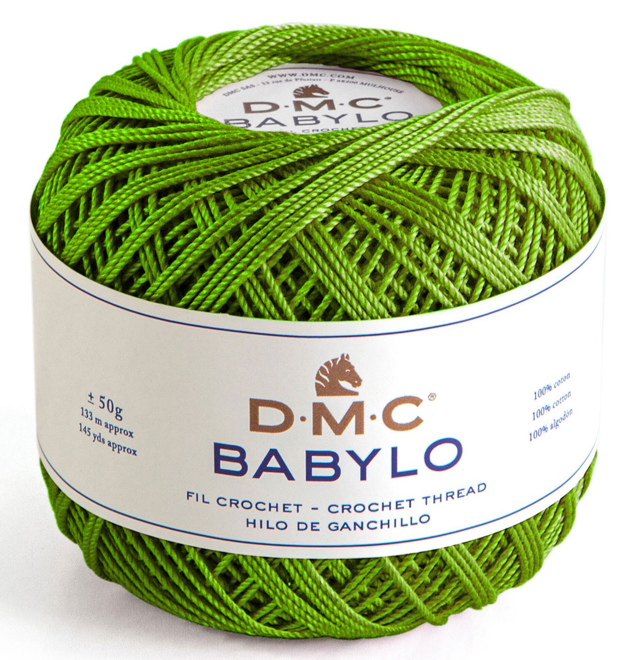 DMC BABYLO 5 kol. 906 zielony 50gr /133 m.