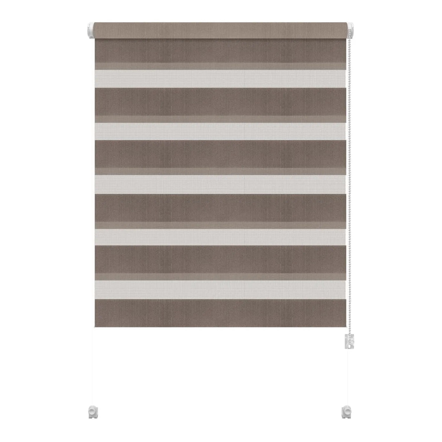 Mini roleta ZEBRA CLASSIC Dzień/Noc mocca 38 x 150 cm