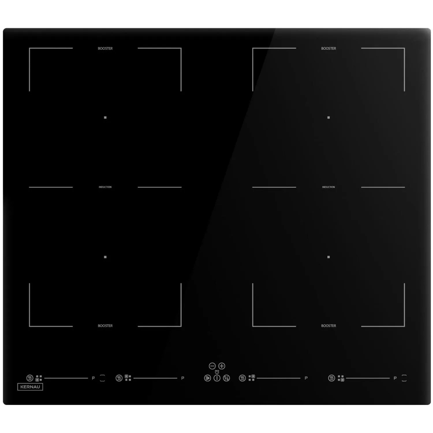 KERNAU Płyta indukcyjna KIH6444-4B czarna 59 cm