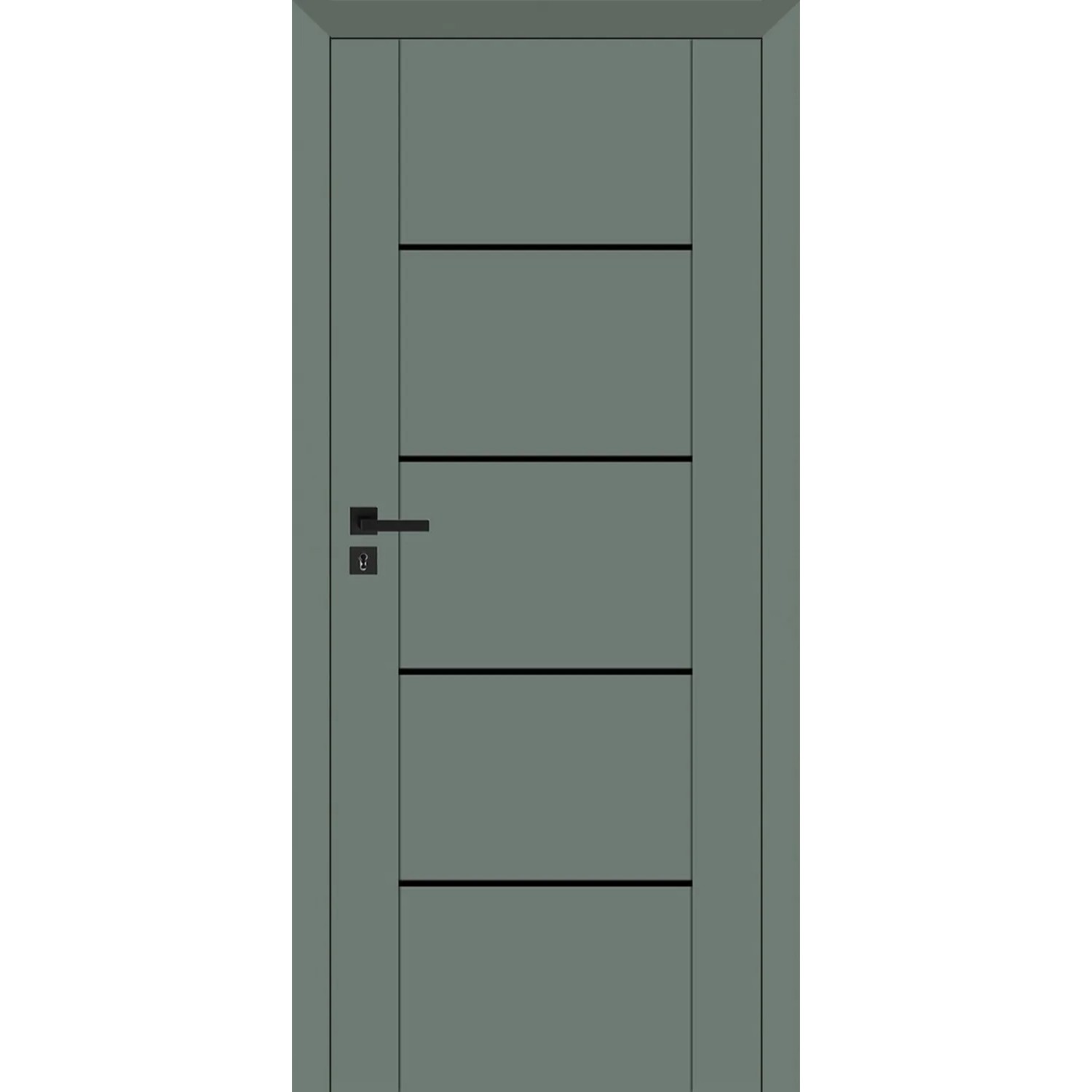 Skrzydło bezprzylgowe Pegasus Eukaliptus pokojowe czarna szyba 90P