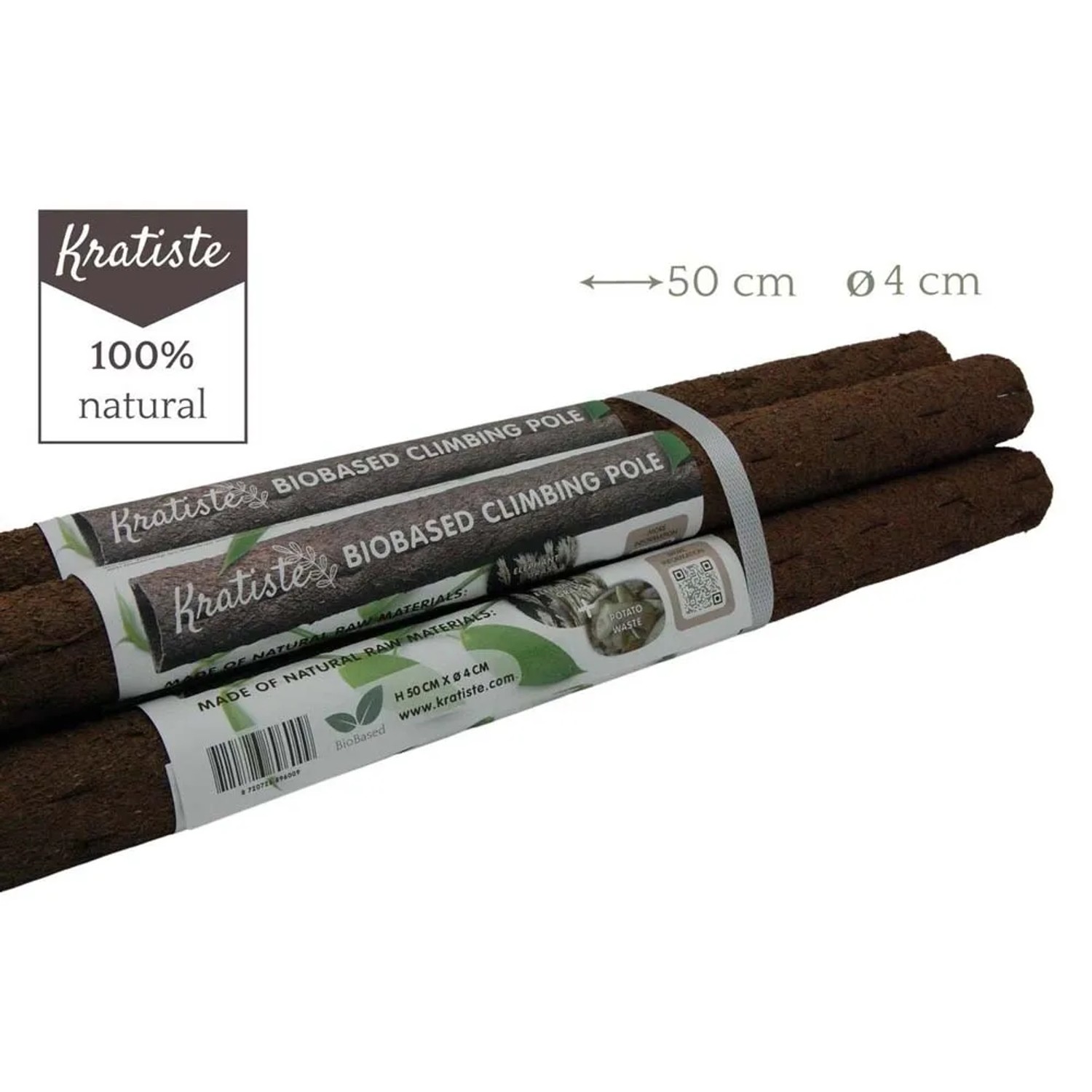 Podpórka biodegradowalna - śr. 4 cm, wys. 50 cm