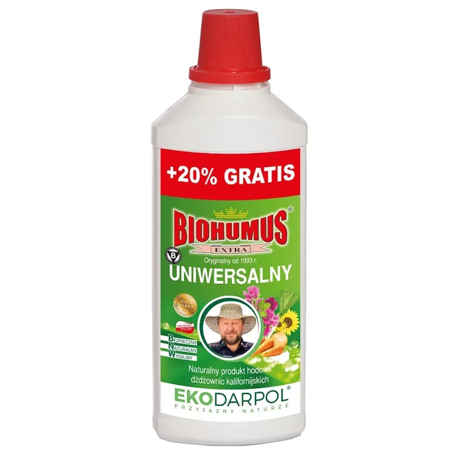 Nawóz Biohumus Extra uniwersalny - 1 l + 20 %.
