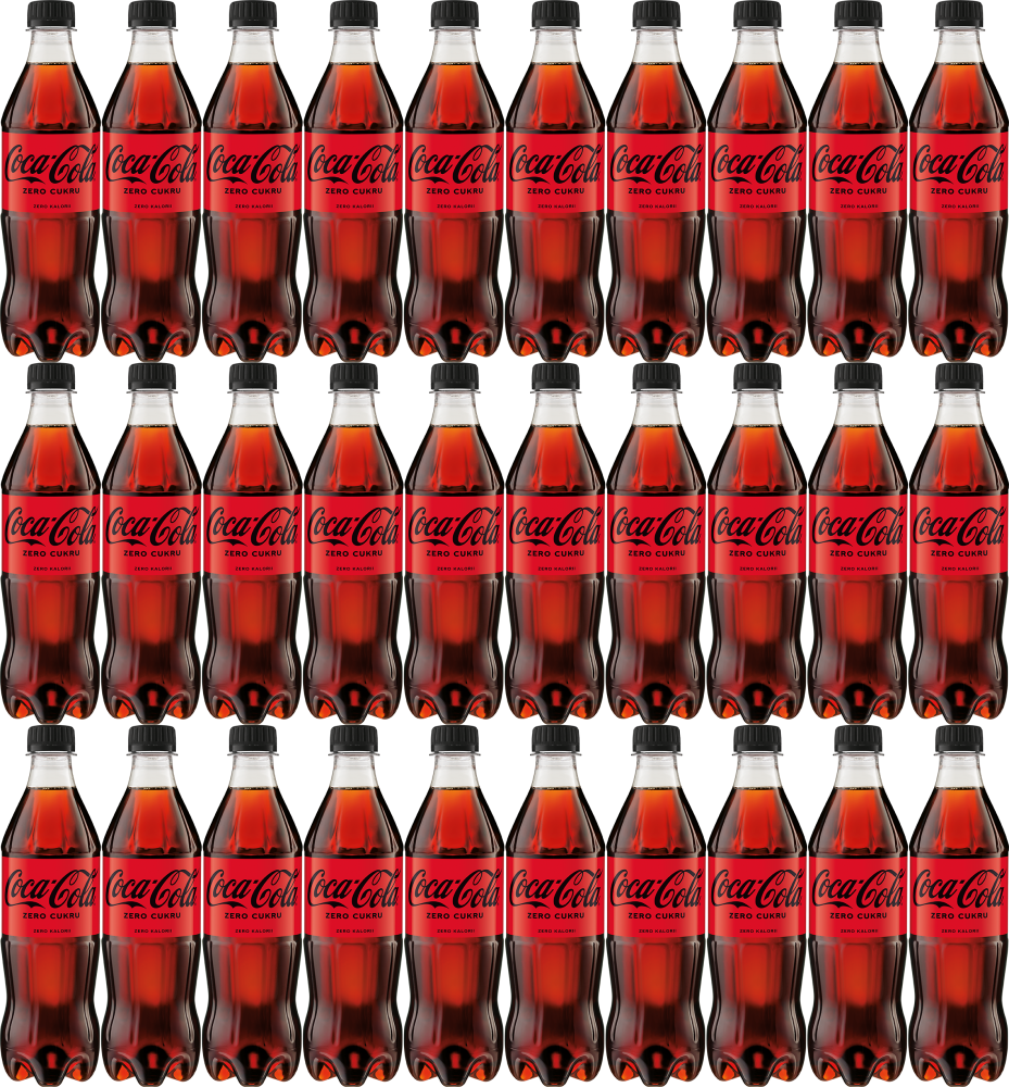 48x Coca-Cola Zero, butelka, 0.5l, KAUCJA