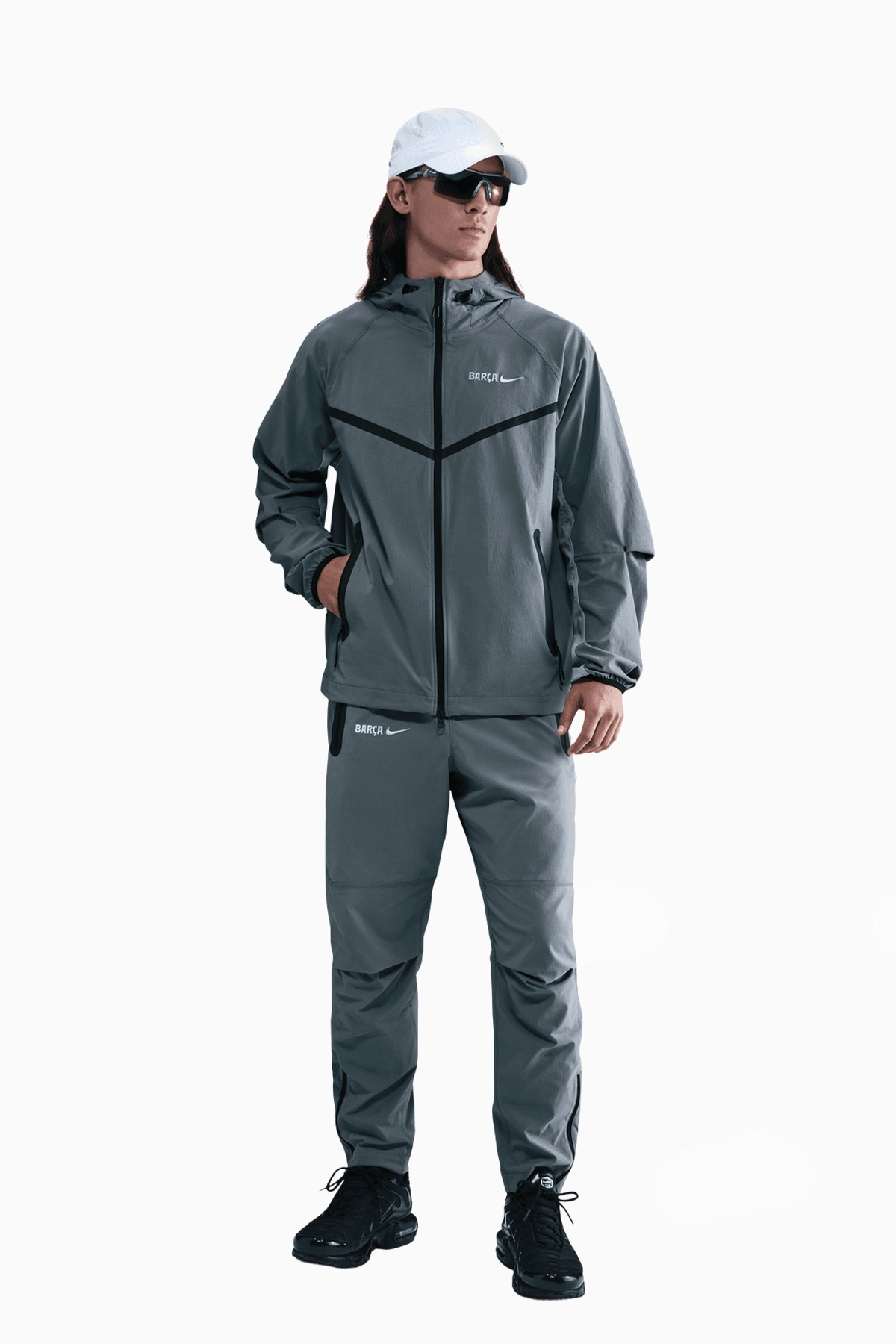 Kurtka Nike FC Barcelona 25/26 Tech - Szary