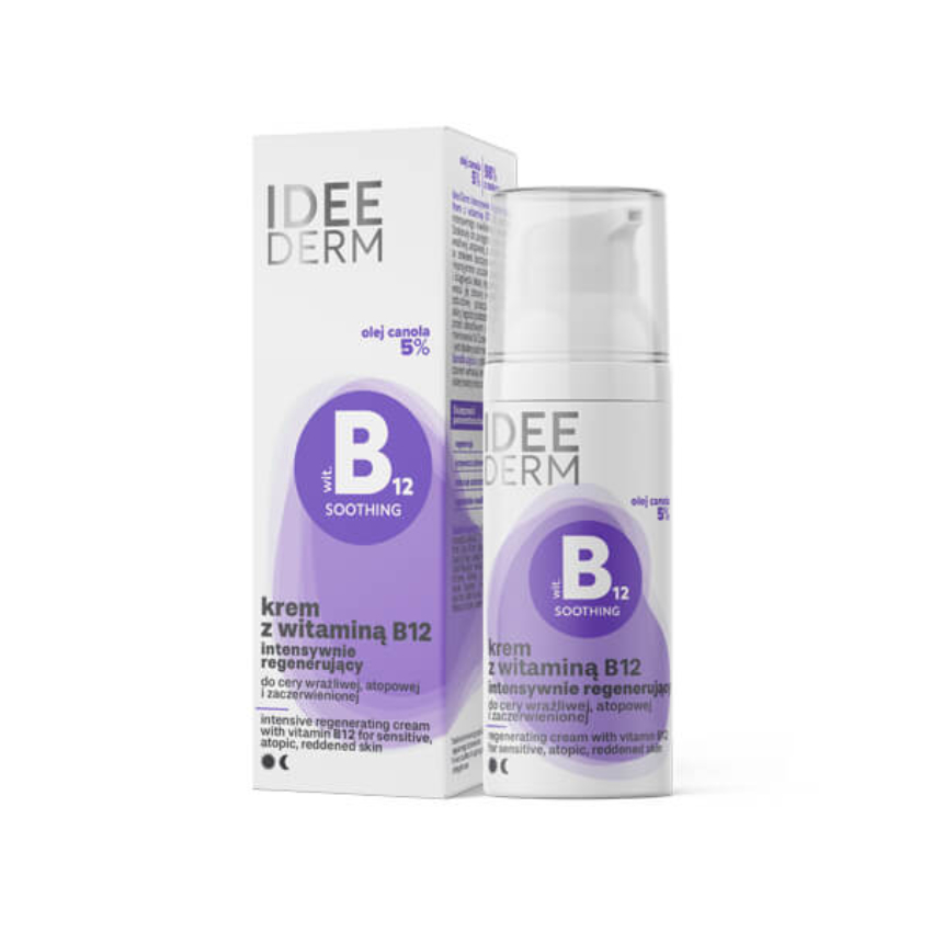 Idee derm - intensywnie regenerujący krem z witaminą b12, 50 ml