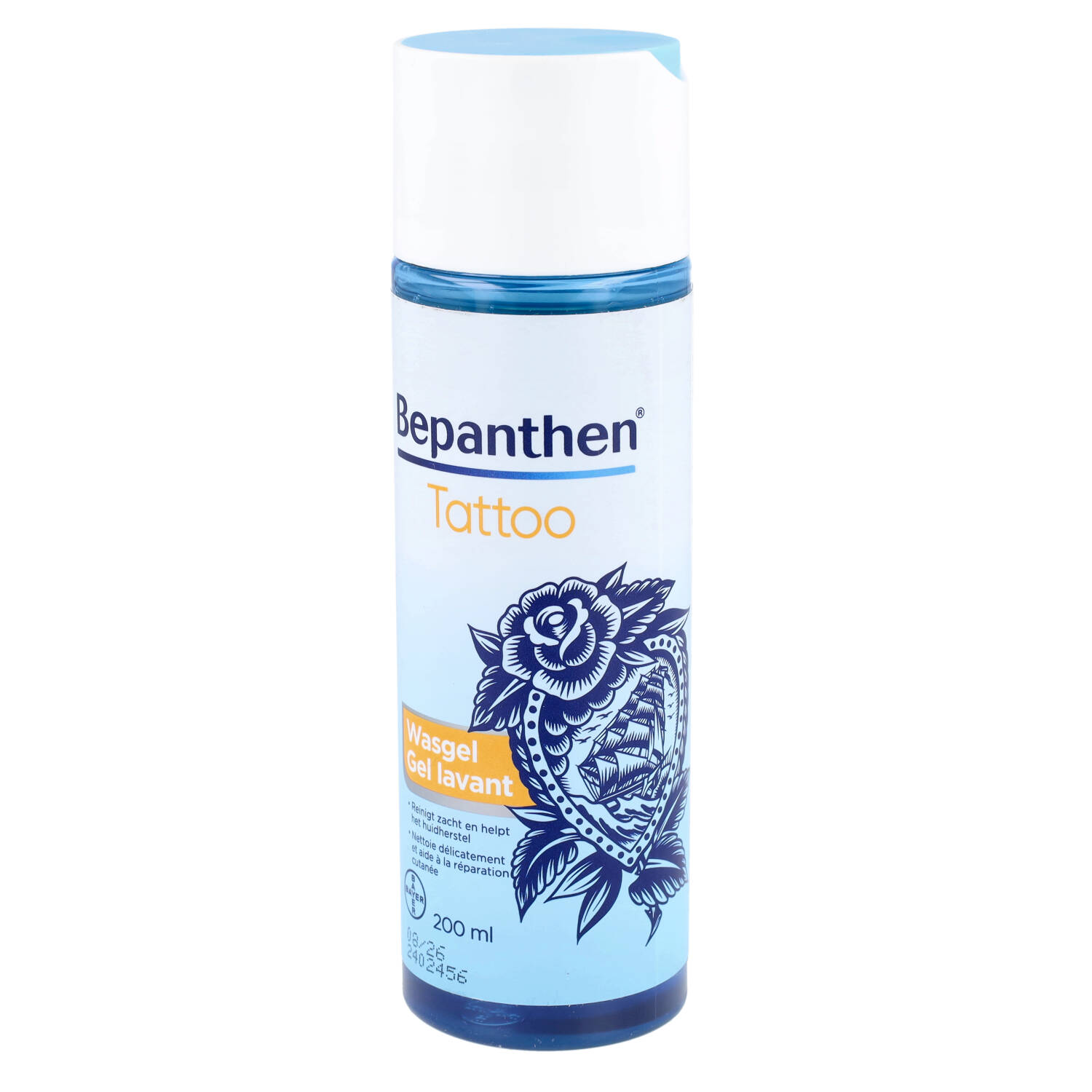 Bepanthen tattoo - żel do mycia, 200 ml (data ważności: 31.08.2026)
