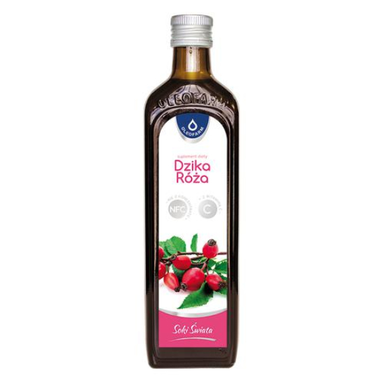 Oleofarm - sok z dzikiej róży z witaminą c, 490 ml