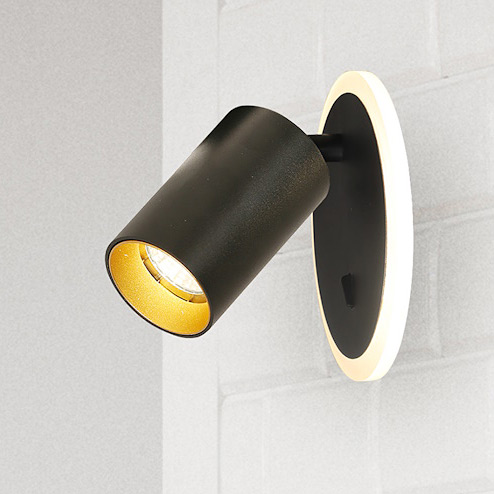 Light Prestige Parma kinkiet 1x8 W czarny LP-0612/1WSBK