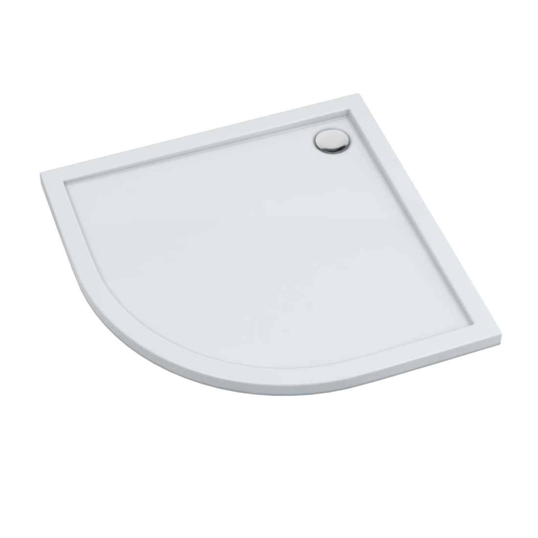Schedline Sharper brodzik półokrągły 100x100 cm biały 3S.S1O-100100