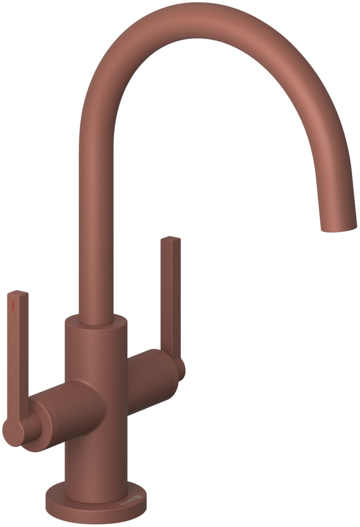 Kludi Nova Fonte Puristic bateria umywalkowa stojąca koralowy mat 20118O515