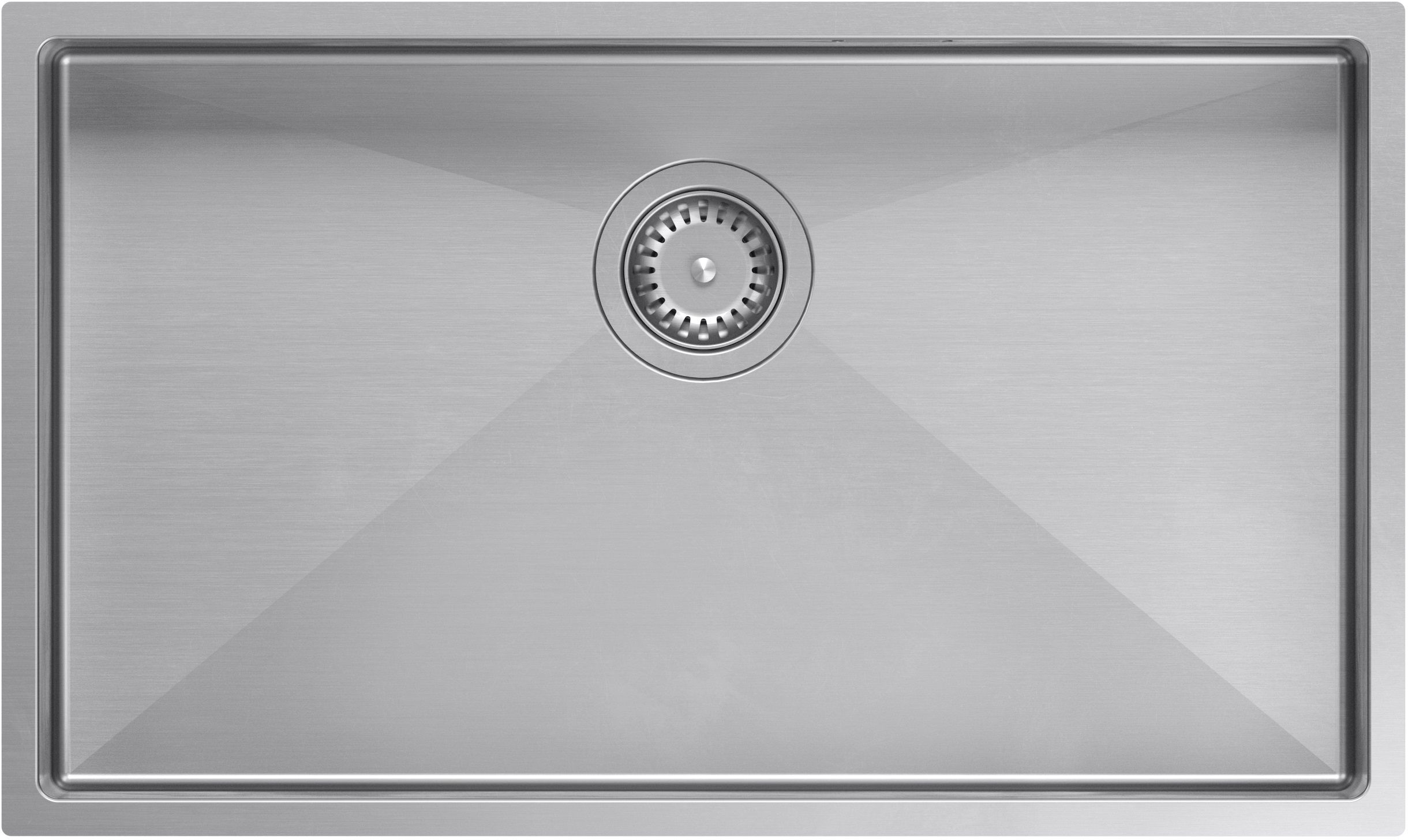 Quadron Anthony zlewozmywak stalowy z syfonem 74x44 cm MF7444BS