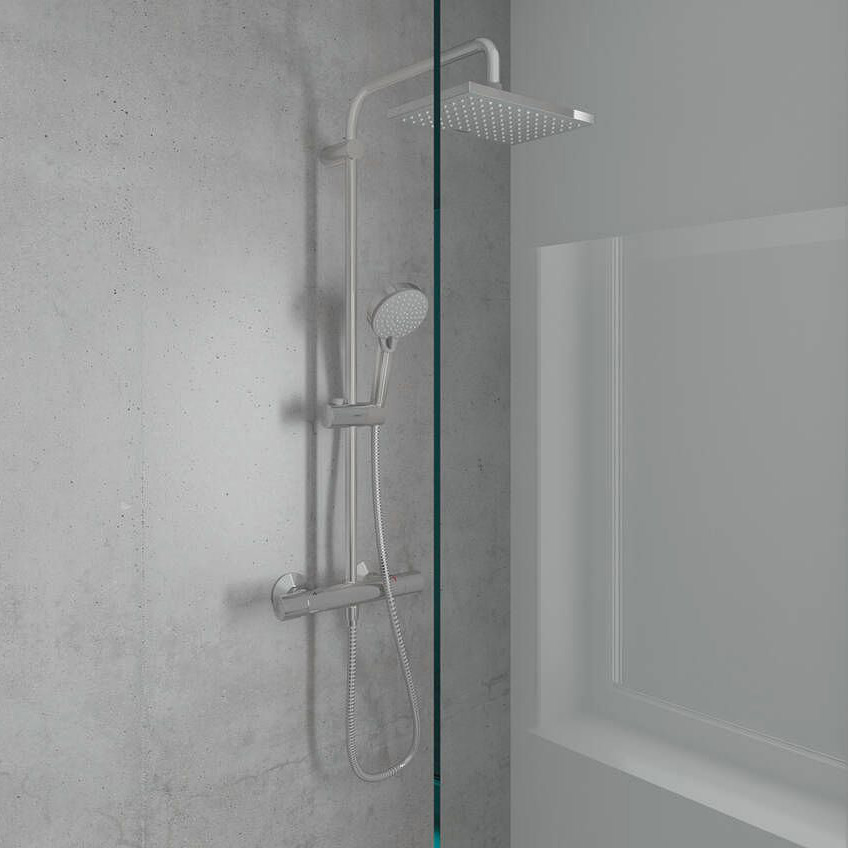 Hansgrohe Vernis Shape zestaw prysznicowy ścienny termostatyczny z deszczownicą chrom 26286000 - Wysyłka w 24h