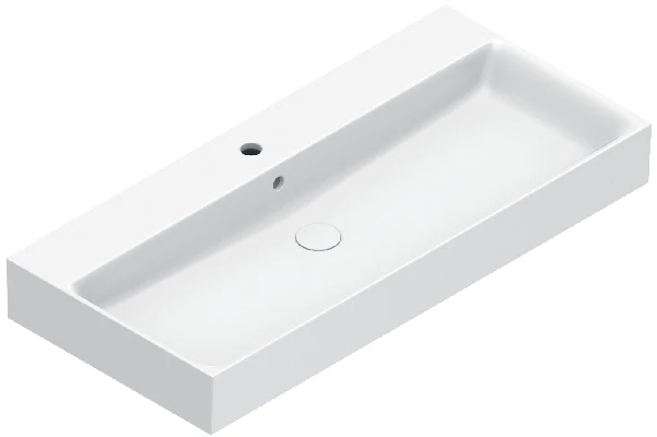 Darmowa Dostawa - Umywalka 100x47 cm prostokątna ścienna-meblowa biała Catalano New Premium 0221001001