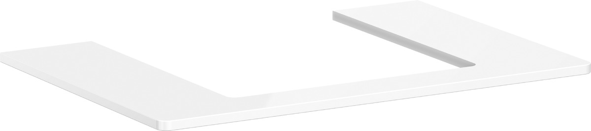 Darmowa Dostawa - Blat naszafkowy 78x55 cm biały Hansgrohe Xelu Q 54094050