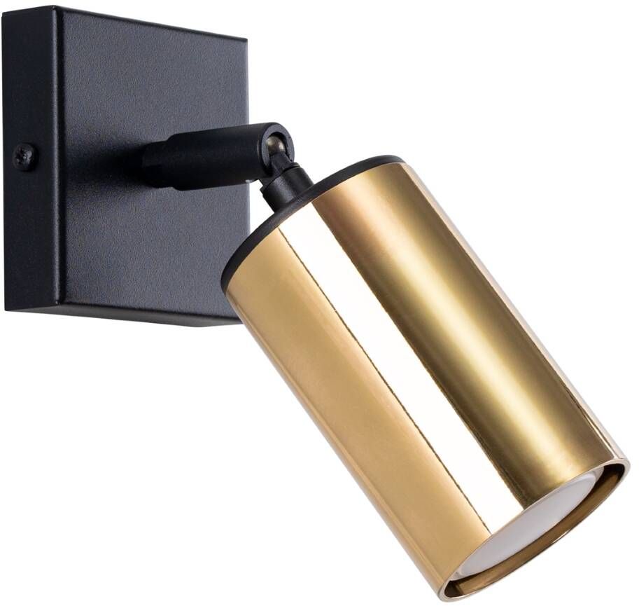 Darmowa Dostawa - Kinkiet 1x10 W czarny-złoty Sollux Lighting Winx SL1382