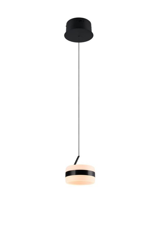 Lampa wisząca Trio DIOS czarna LED 8W 2300/3000/4000K 800lm IP20 - 1 szt.