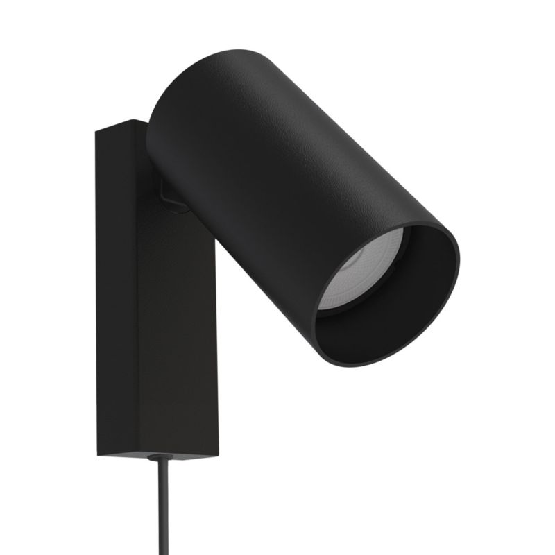 Kinkiet Nowodvorski Lighting Mono czarny 1 x GU10 x 10W IP20 wym: 19,5 x 12 cm - 1 szt.