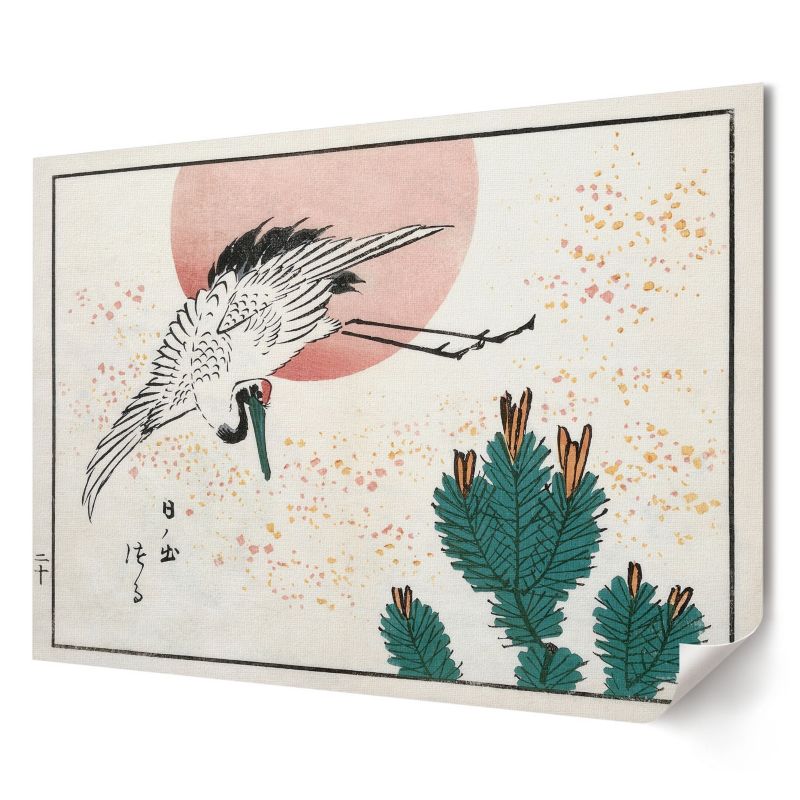 Plakat Wallfluent Format A4 Żuraw Artysta Utagawa Hiroshige 1 szt.