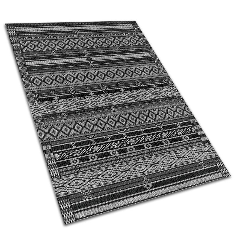 Winylowy Dywan Tarasowy Tulup 140x210 cm Wodoodporny, Lekki Małe romby 1 szt.