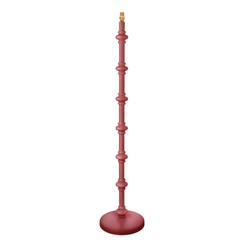 Lampa stojąca drewniana Endon CARNABY fioletowo-różowa 1xB22x10W IP20 wym:138x30x30cm - 1 szt.