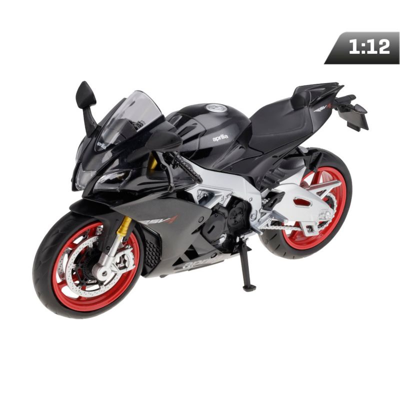 Model 1:12 RMZ HOBBY Aprilla RSV4 RR 2020 (Regular), czarny, Carmotion, 1 szt.