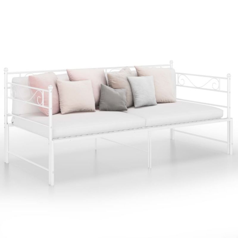 Łóżko metalowe WaszeMeble 90x200 cm biała WM-324771 1 szt.