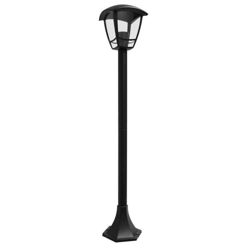 Lampa ogrodowa E27 LED MasterLED Niko 93cm IP44 słupek latarnia stojąca czarna 1 szt.