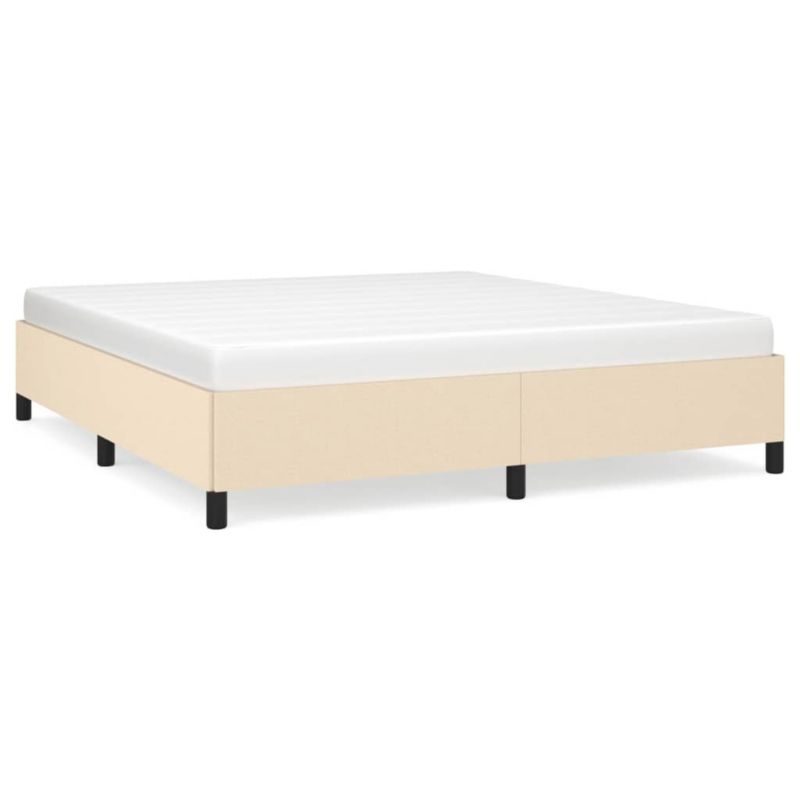 Łóżko tapicerowane WaszeMeble 160x200 cm kremowa WM-347079 1 szt.