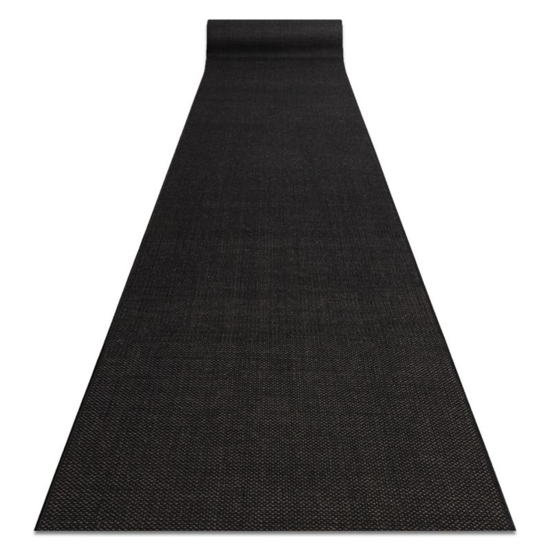 Chodnik RugsX 80x140 cm czarny 248649 1 szt.