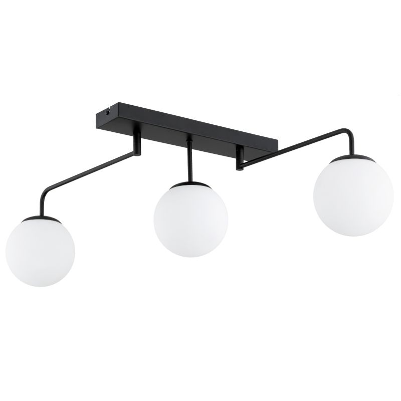 Lampa wisząca linearne ramiona Alfa SNEG czarna 3xE14x10W IP20 wym:28x108x15cm - 1 szt.