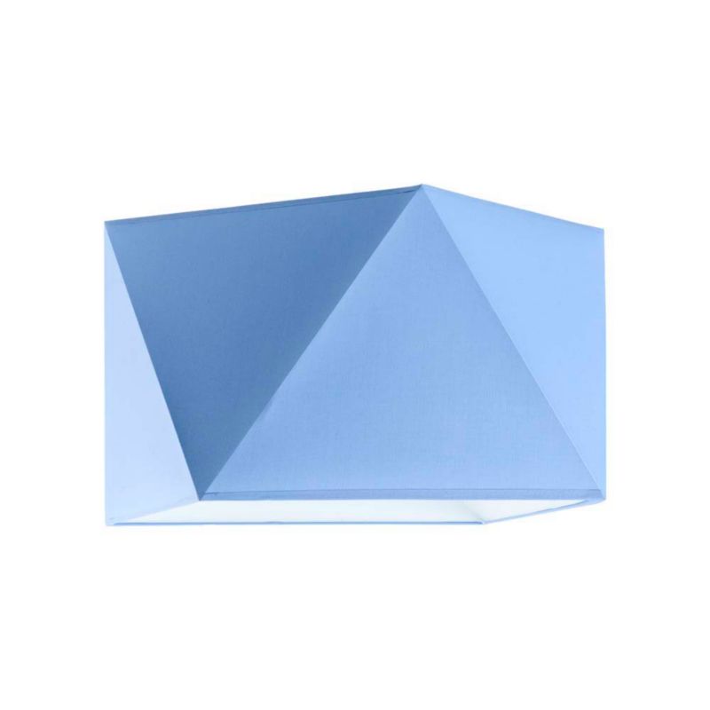 Lampa wisząca zwis Volta Light Factory żyrandol sufitowa z abażurem diament Niebieska BURNE 1szt.