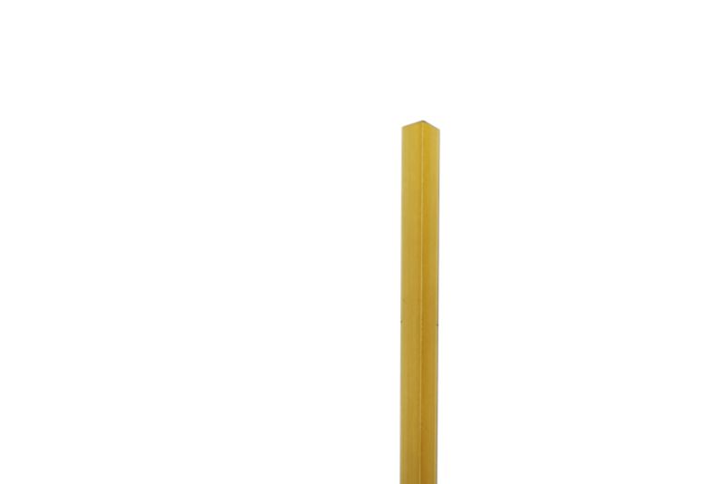 Kątownik wykończeniowy wewnętrzny L Lambro złoty matowy 1cm x 1cm x 270cm 1 szt.