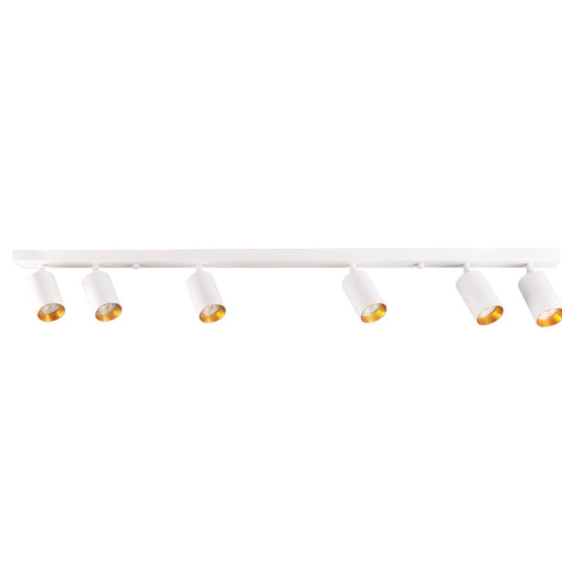 Spot Polux Maribel biało-złoty 6 x GU10 x 10W IP20 wym: 16,8 x 6 cm - 1 szt.