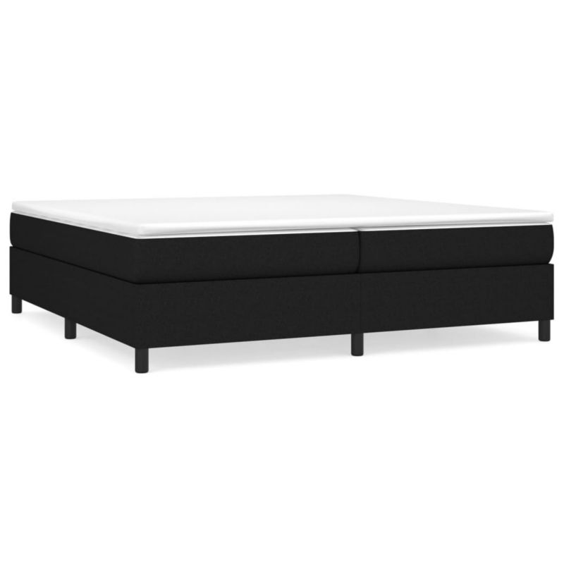 Łóżko kontynentalne WaszeMeble 200x200 cm czarne WM-3144449 1 szt.