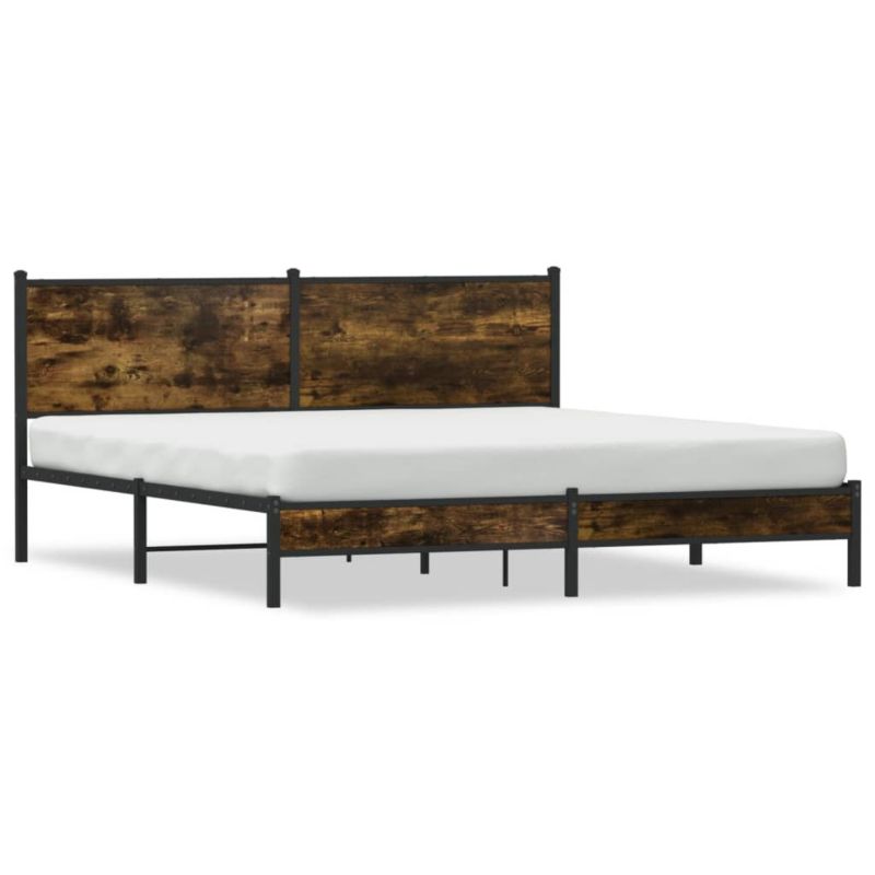 Łóżko metalowe WaszeMeble 183x213 cm dąb WM-3301378 1 szt.