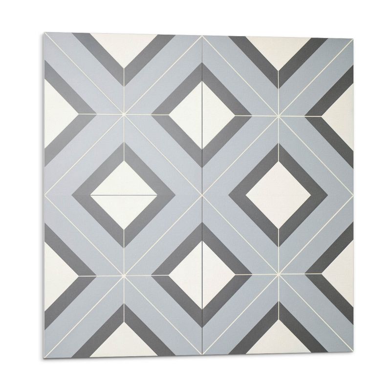 Kafelki samoprzylepne Wallfluent 30x30 cm Kształty w delikatnych kolorach 9 szt.