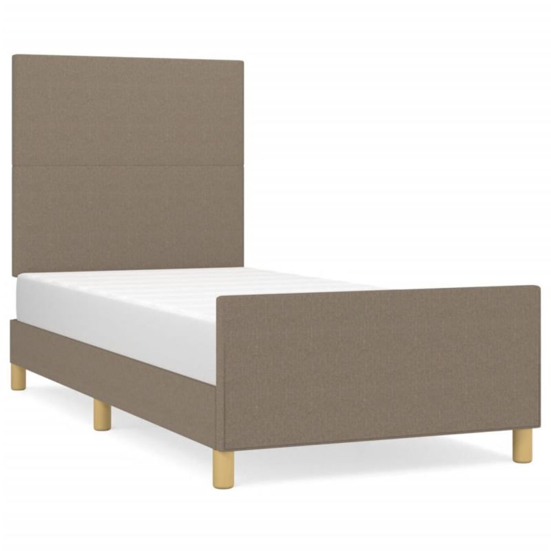 Łóżko tapicerowane WaszeMeble 90x200 cm Brązowe WM-3124867 1 szt.