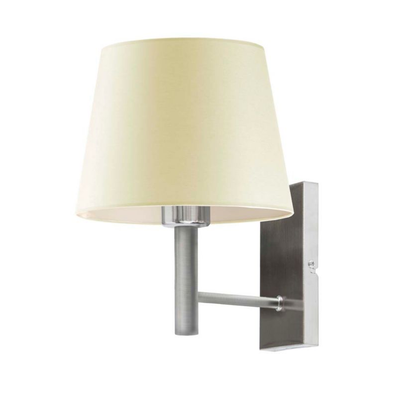 Kinkiet Volta Light Factory Grand Stal szczotkowana/Ecru Abażur 1xE27 1szt.