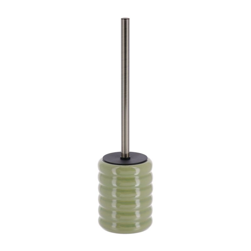 Szczotka toaletowa Olive TENDANCE zielona z kamionki wolnostojąca 40,5 cm 1 szt.