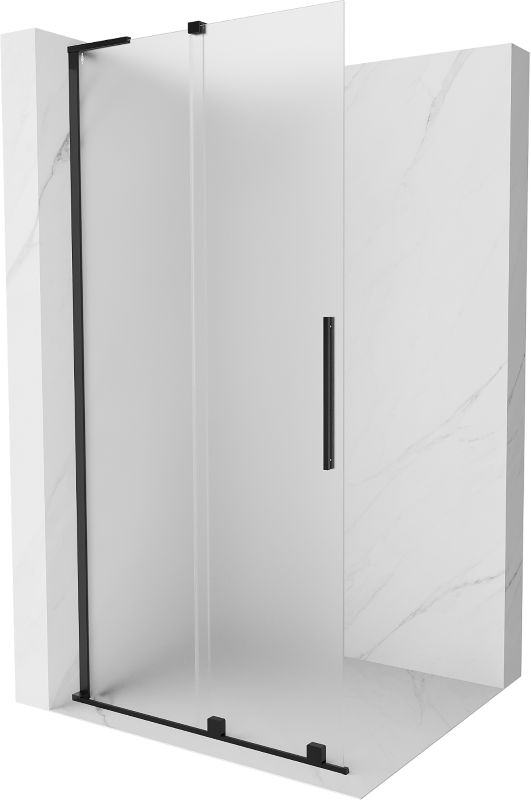Ścianka prysznicowa przesuwna Mexen Velar czarna 100x200 cm 871-100-003-33-70 1 szt.