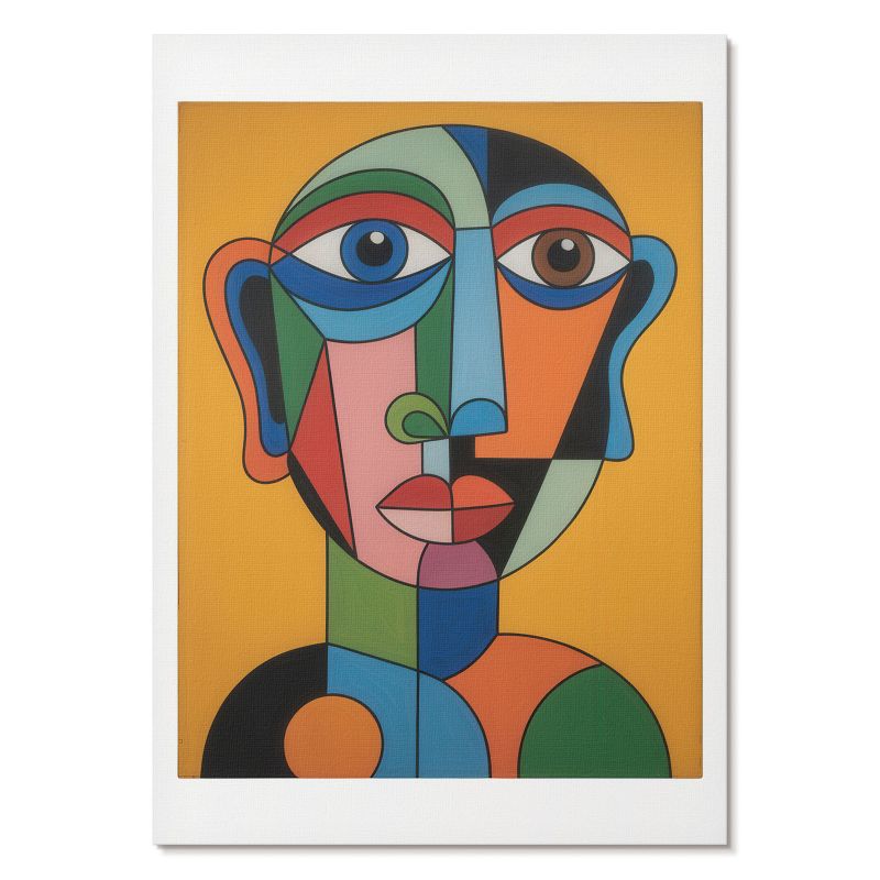 Nowoczesny Plakat na Płótnie Tulup 21x29,7 cm (A4) Surrealistyczny portret Do salonu, biura, 1 szt.