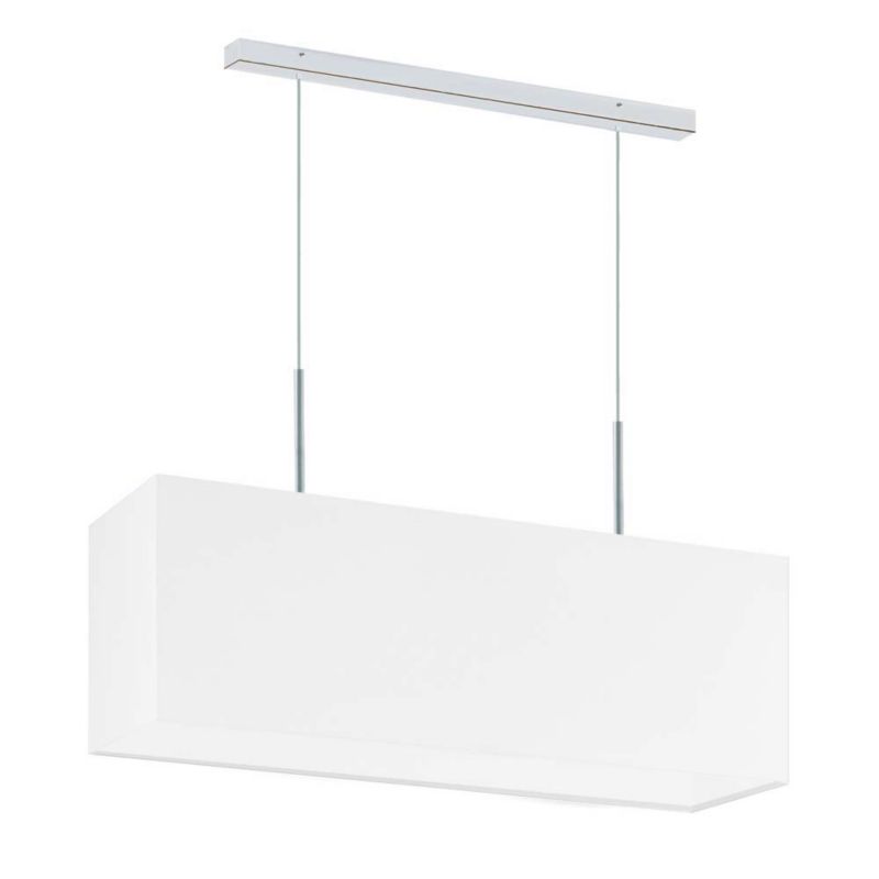 Lampa wisząca Volta Light Factory sufitowa regulowana z abażurem prostokąt Biały MONO 1szt.