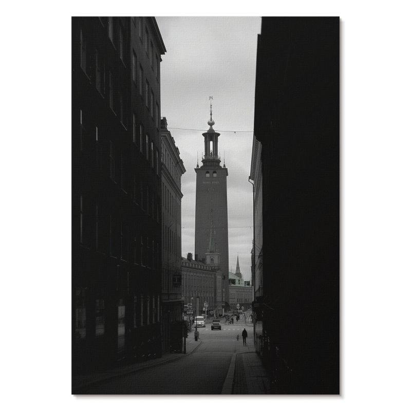 Nowoczesny Plakat na Płótnie Tulup 42x59,4 cm (A2) Miejski widok Do salonu, biura, przedpokoju 1 szt.