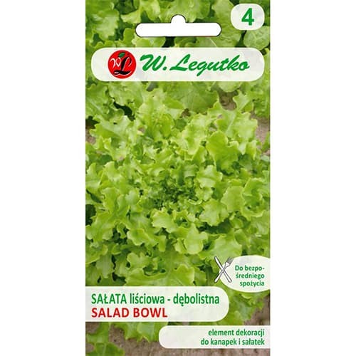 1 szt, Salata debolistna Salad Bowl - Nasiona: Ilość w opakowaniu: 1 g