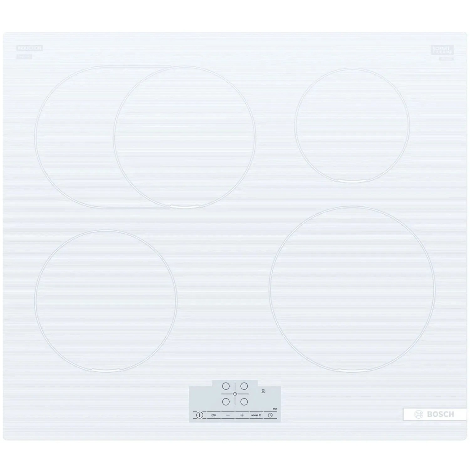 Bosch Serie 6 Płyta indukcyjna PIF612BB1E biała 59,2 cm