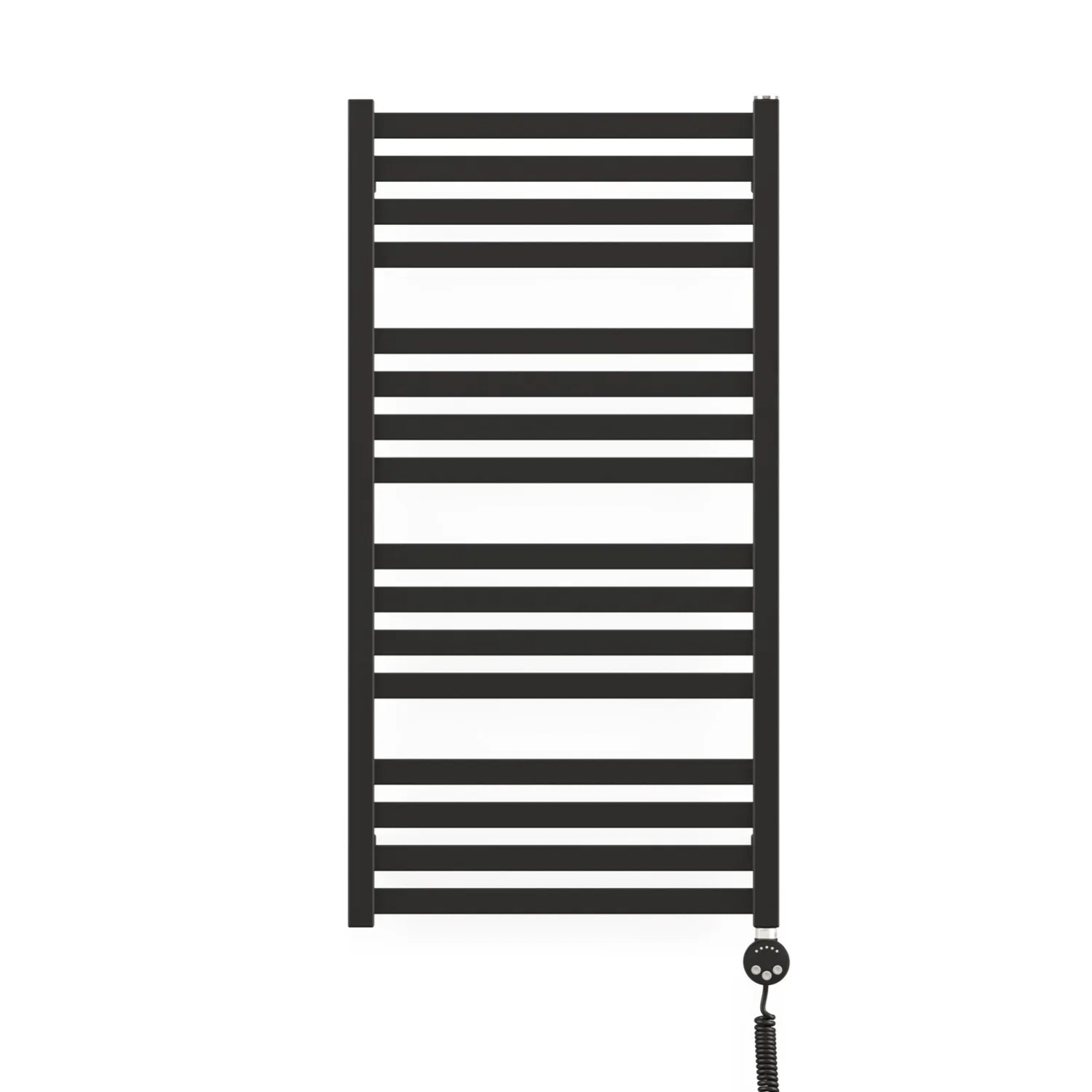 Terma Grzejnik Rytmic czarny mat elektryczny 400W 96 x 50 cm
