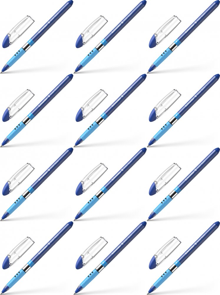 12x Długopis Schneider, Slider Basic, F, niebieski