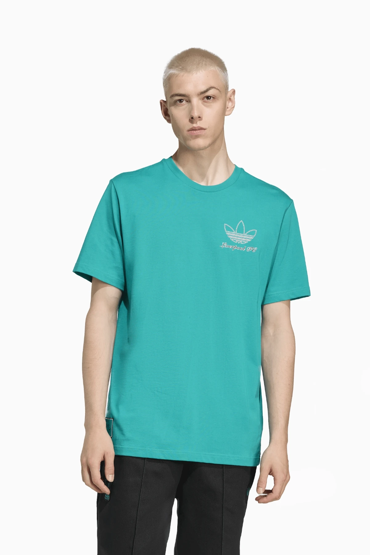Koszulka adidas Liverpool FC 25/26 Terrace Icons Graphic - Miętowy